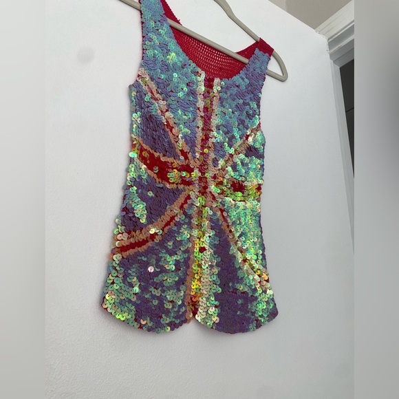 Sequin Union Jack Tank Top - Picture 7 of 7